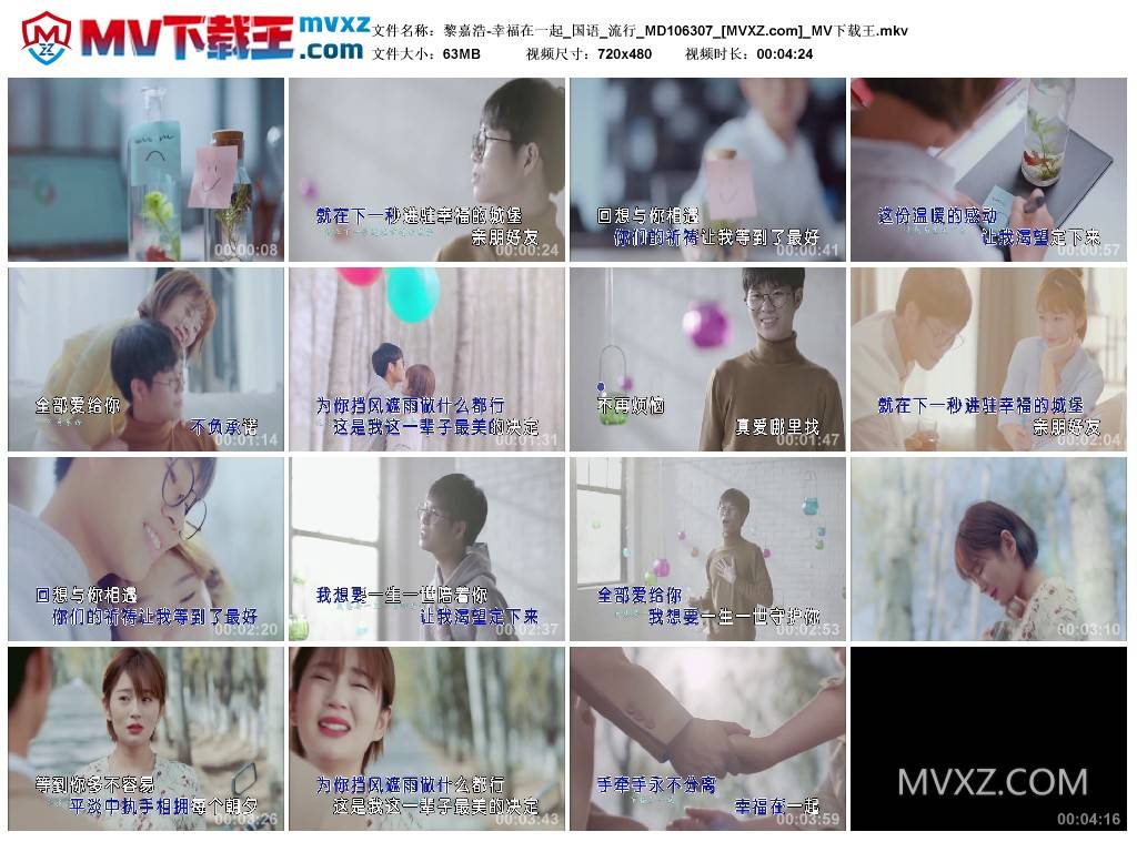 黎嘉浩-幸福在一起_国语_流行_MD106307